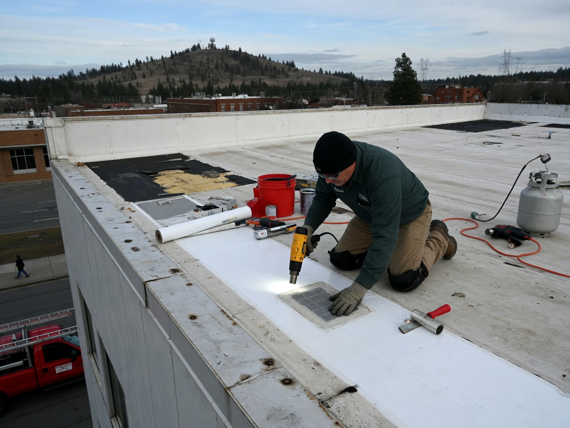 TPO Roofing Repair in Spokane
